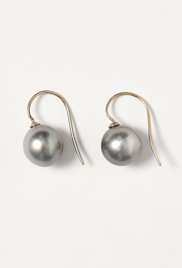 Modern Fine Jewelry 18k White Gold & Pearl Earrings - 4 Modern Fine Jewelry 18k White Gold & Pearl Earrings - 4