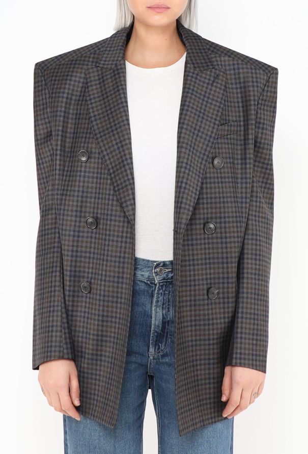 Balenciaga S/S 2017 Padded-Shoulder Blazer - 4