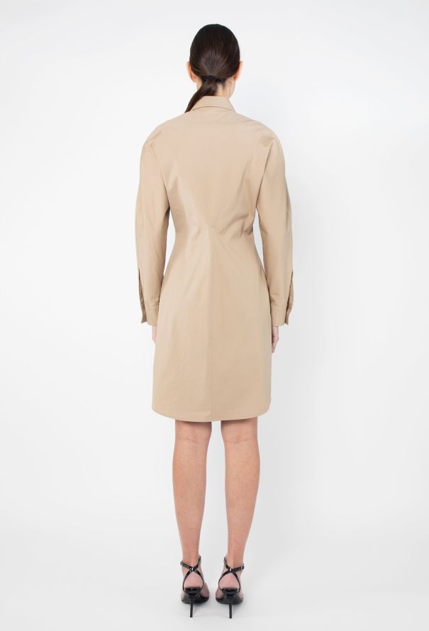 Bottega Veneta 2020 Poplin Utility Dress - 5