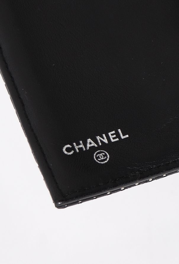 Chanel Black Perforated Flap Wallet - 11 Chanel Black Perforated Flap Wallet - 11