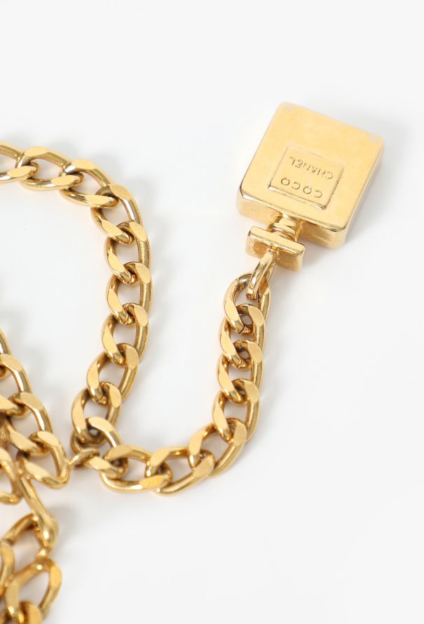 Chanel ICONIC Late '80s Coco Perfume Chainlink Belt - 3