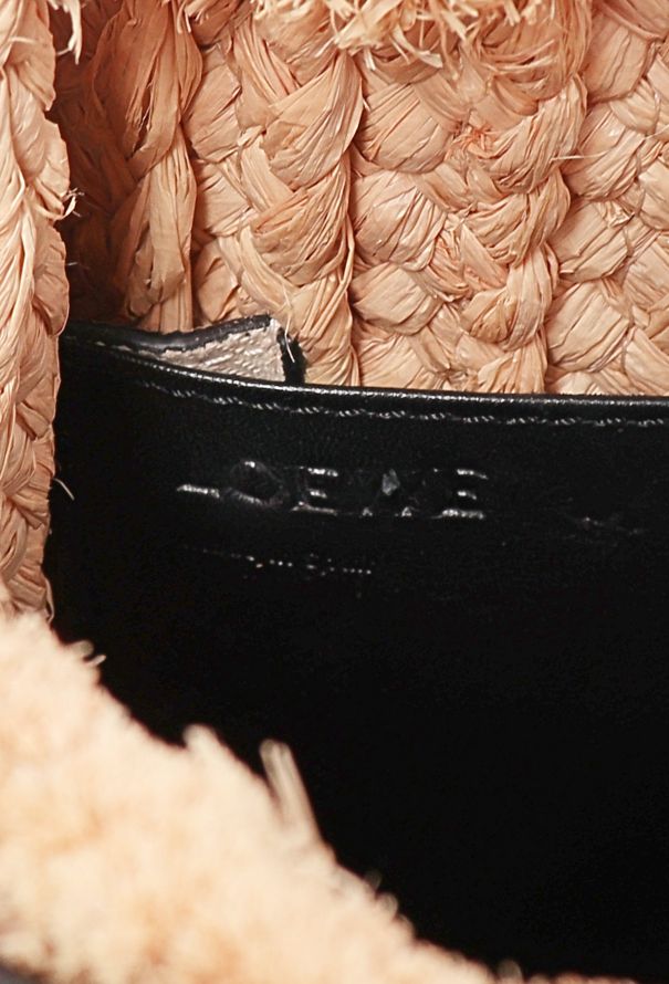 Loewe Small Raffia Gate Top Handle Bag - 12