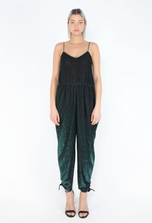Saint Laurent Vintage Iridescent Lamé Jumpsuit - 4
