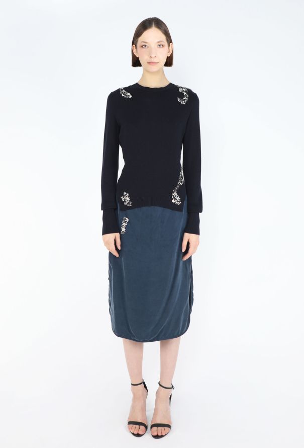 Altuzarra S/S 2014 Strass Trompe L'Œil Dress - 3