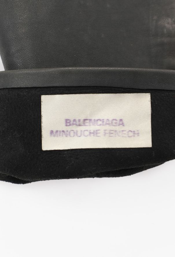 Balenciaga Lambskin Cut-Out Gloves, Early 2000s - 4