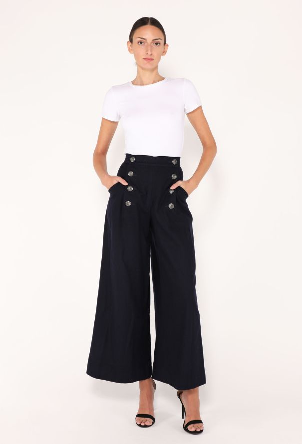 Chanel Pre-Fall 2018 Flared Sailor Trousers - 4