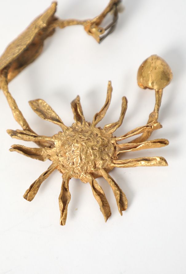 Christian Lacroix '80s Haute Couture Sculpted Clip Earrings - 9