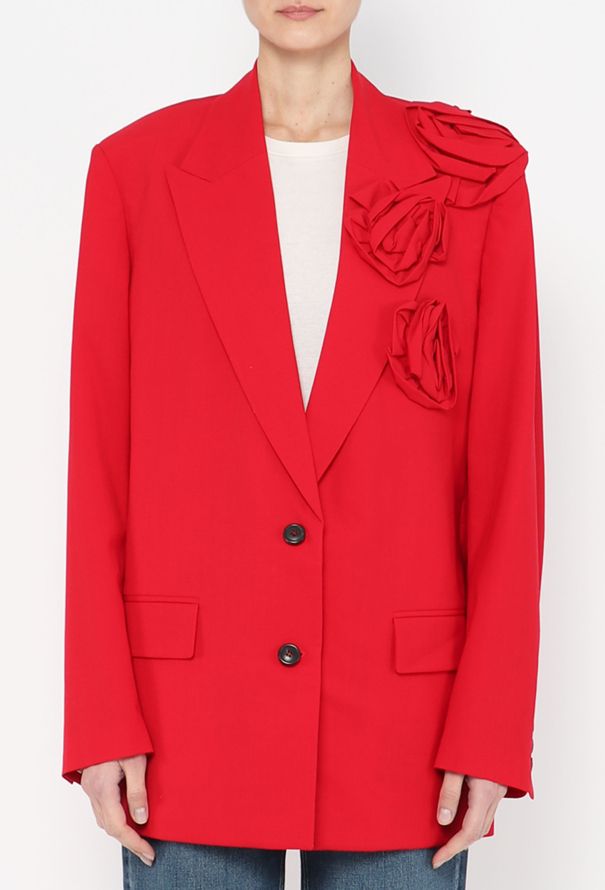 Valentino 2023 Floral Appliqué Blazer - 1