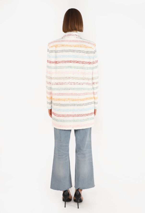 Chanel Striped Cotton Tweed Jacket, S/S 2019 - 6