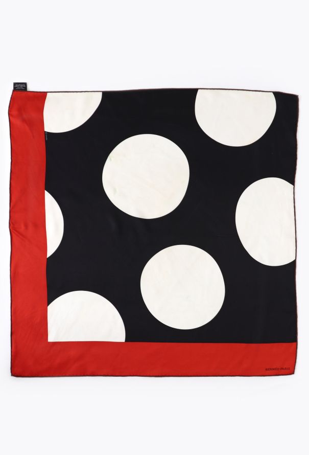 Hermès Polka Dot 70cm Silk Carré - 2