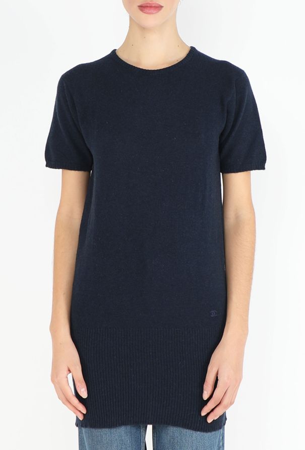 Chanel Cashmere Knit 'CC' Sweater - 2