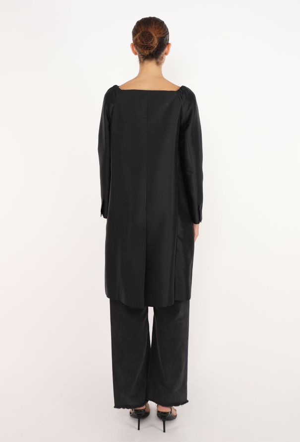 Prada Silk Faille Cutaway Coat, 2006 - 7