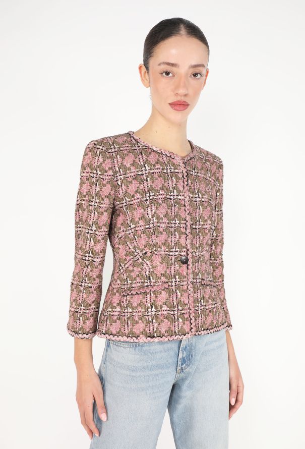 Chanel 2003 Tweed Braided Trim Jacket - 5