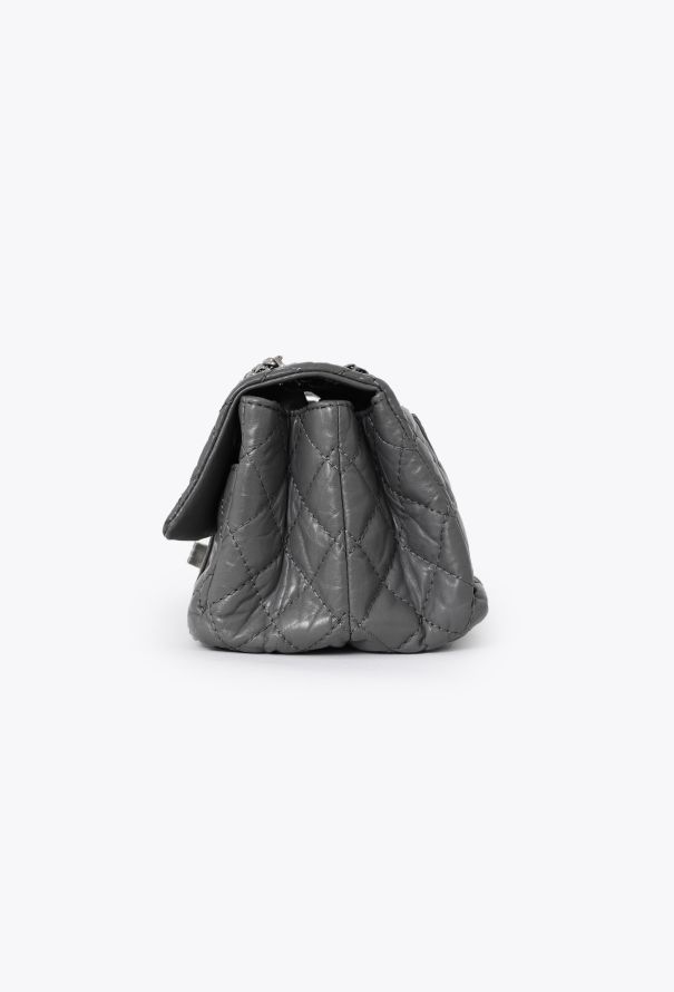 Chanel Grey 2.55 Medium Flap Bag - 5 Chanel Grey 2.55 Medium Flap Bag - 5