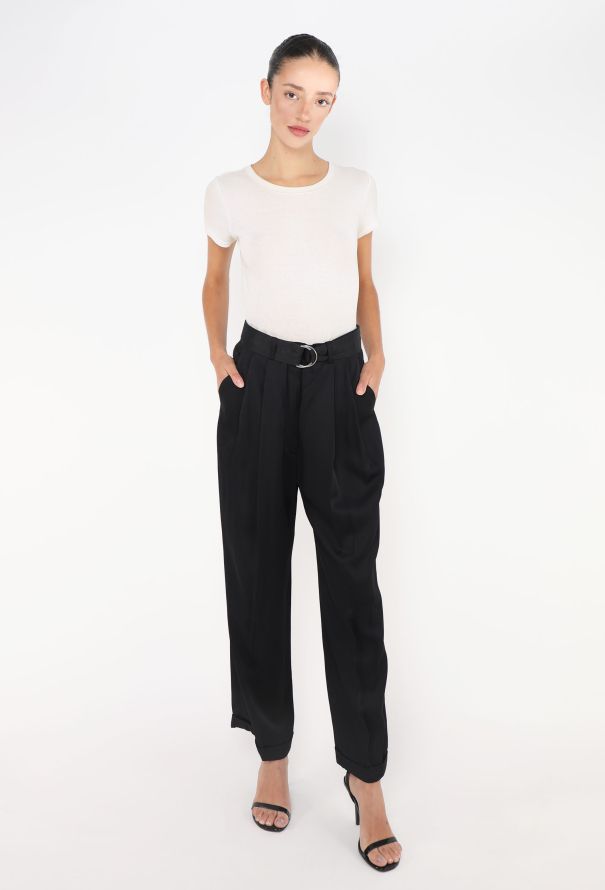 Céline Resort 2014 Belted Crêpe Trousers - 4 Céline Resort 2014 Belted Crêpe Trousers - 4