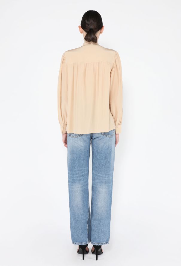 Chloé Silk Lavallière Blouse, 2024 - 4