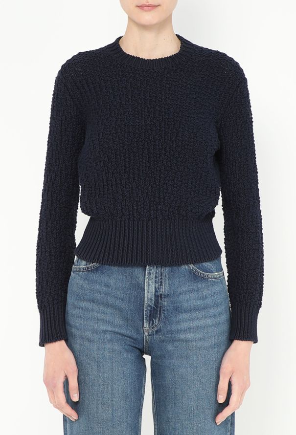 Bottega Veneta S/S 2023 Bouclé Cropped Sweater - 1