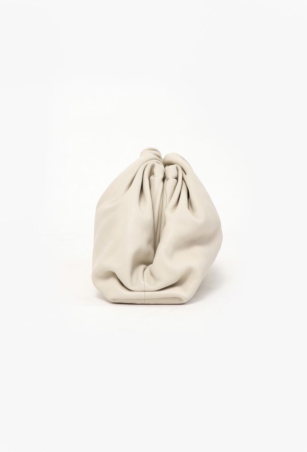 Bottega Veneta The Pouch Clutch Bag Off-white - 4