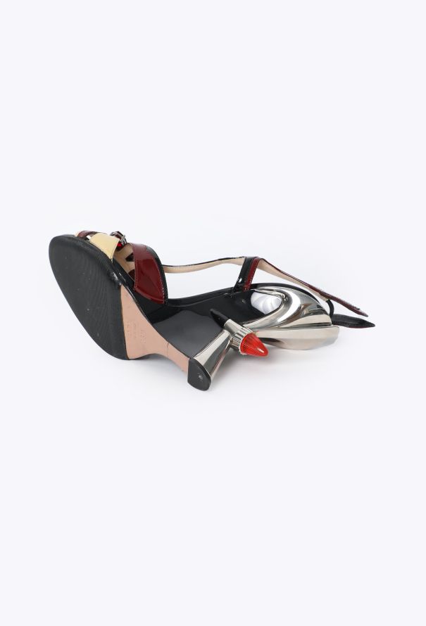 Prada Collector S/S 2012 Flame Wedge Sandals - 6