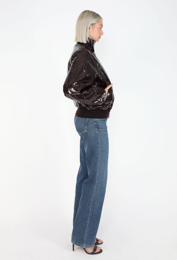Phoebe Philo Golf Burgundy Bomber Jacket, 2025 - 6