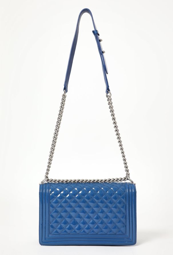 Chanel Patent Plexiglass Large Boy Bag - 3