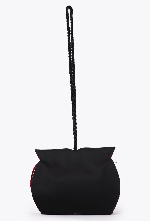 Saint Laurent '90 Black Silk Clutch - 3