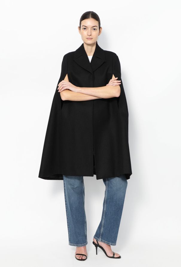 Saint Laurent 2013 Classic Wool Cape - 3