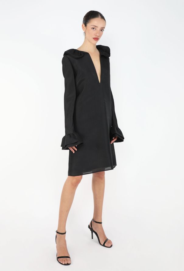 Gucci F/W 2000 Ruffled Organza Dress - 4