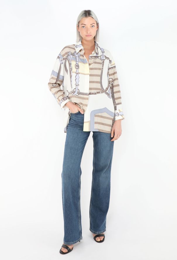 Hermès 2025 'Coaching Remix' Checkered Tunic - 3