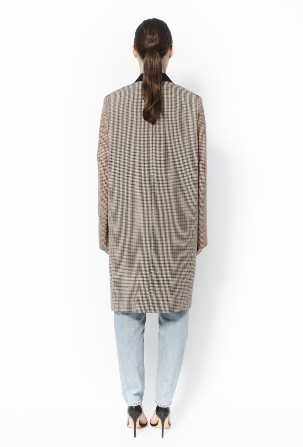 Céline Pre-Fall 2011 Houndstooth Crombie Coat - 6