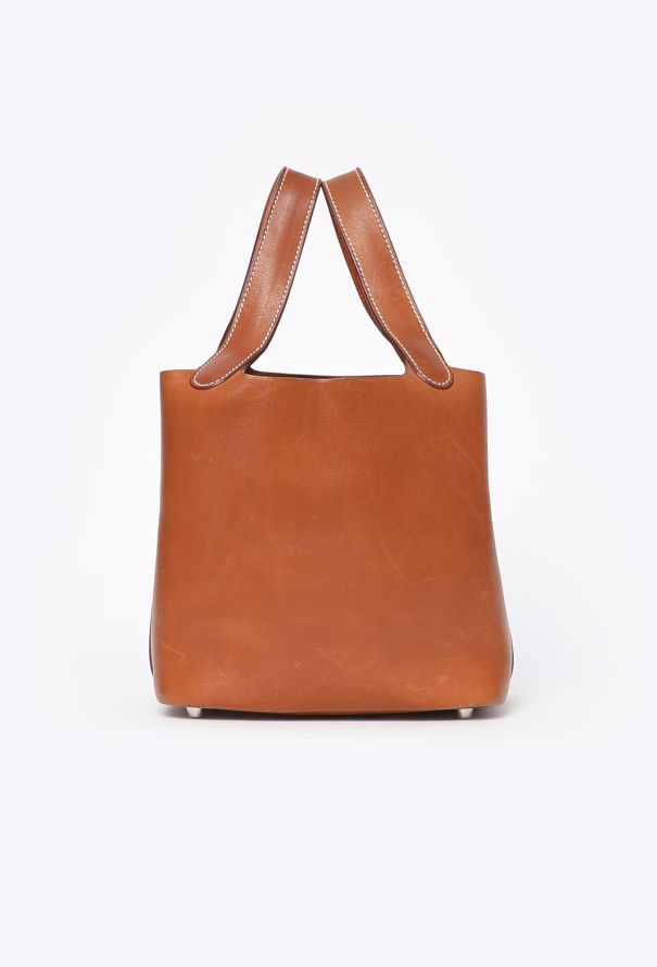 Hermès Rare 2006 Natural Barenia Picotin 18 - 3