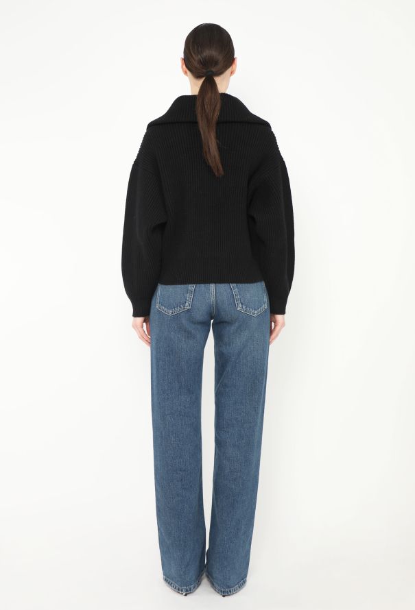 Alaïa F/W 2021 Ribbed Zipper Sweater - 4