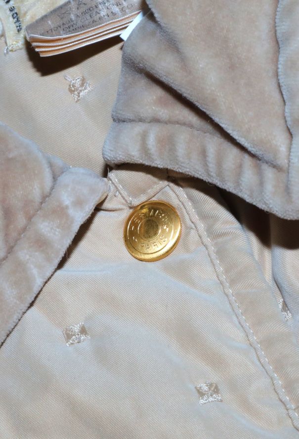 Hermès Vintage Quilted Car Coat - 7