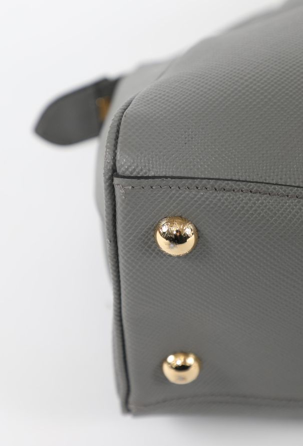 Prada 2023 Grey Large Saffiano Bag - 9