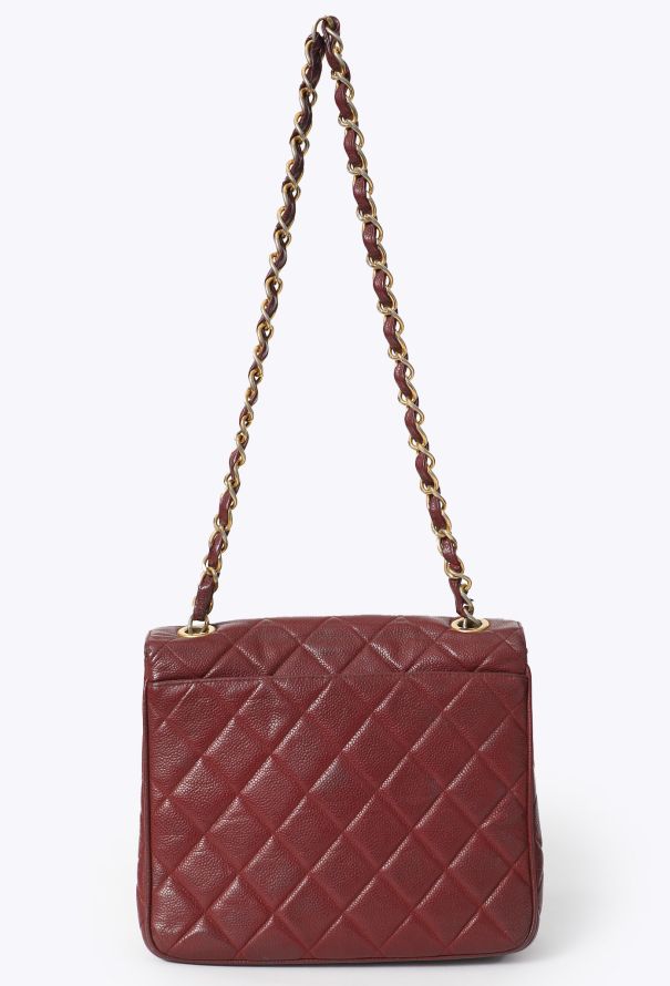 Chanel Vintage '90s Quilted Caviar Shoulder Bag - 4