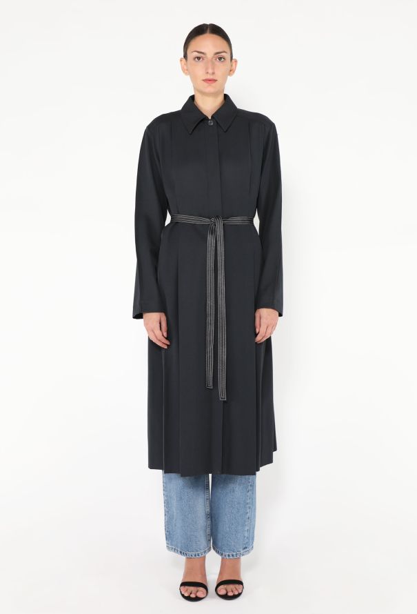 Céline 2018 Belted Trench Dress - 2 Céline 2018 Belted Trench Dress - 2