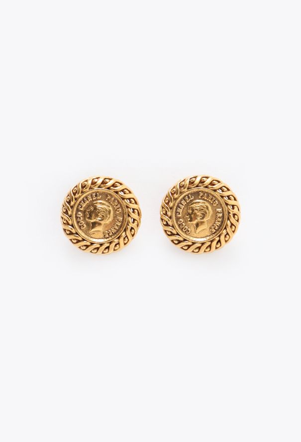 Chanel 1996 Coco Paris Clip Earrings - 1