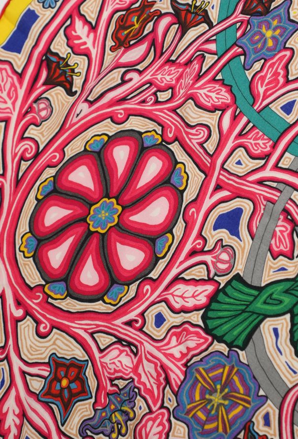 Hermès 2015 'L'Arbre du Vent' 140cm Cashmere Shawl - 5