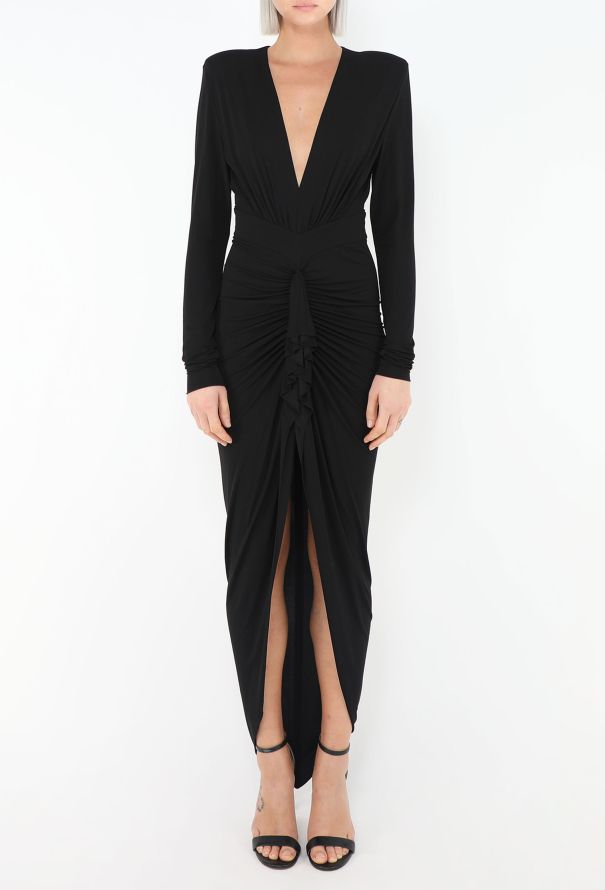 Alexandre Vauthier Plunging Ruched Gown - 2