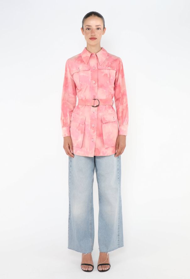 Saint Laurent HIGHLY COLLECTOR 1969 Tie-Dye Safari Jacket - 2