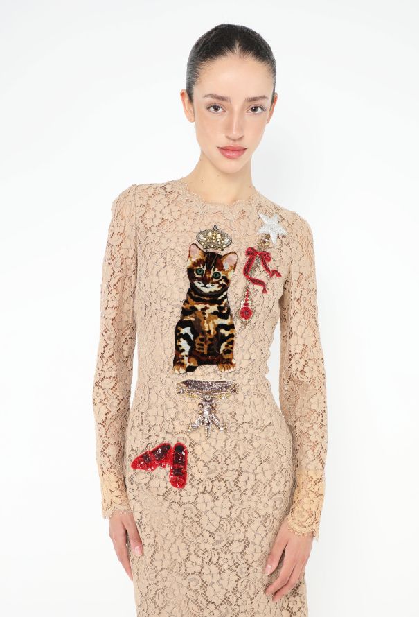 Dolce & Gabbana 2016 Embellished Lace Dress - 1