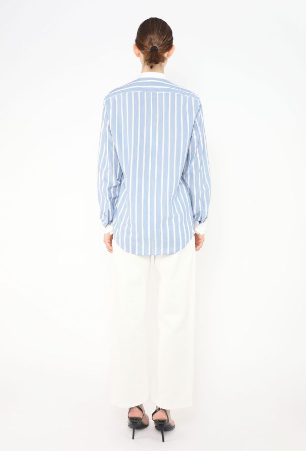 Céline 2020 Striped Oxford Shirt - 4