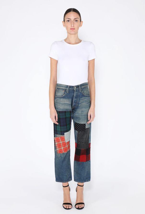 Junya Watanabe F/W 2013 Patchwork Denim Jeans - 1