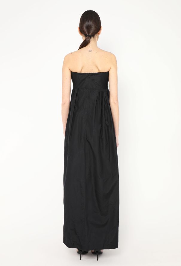 Balenciaga Vintage Le Dix Sateen Corset Gown - 4
