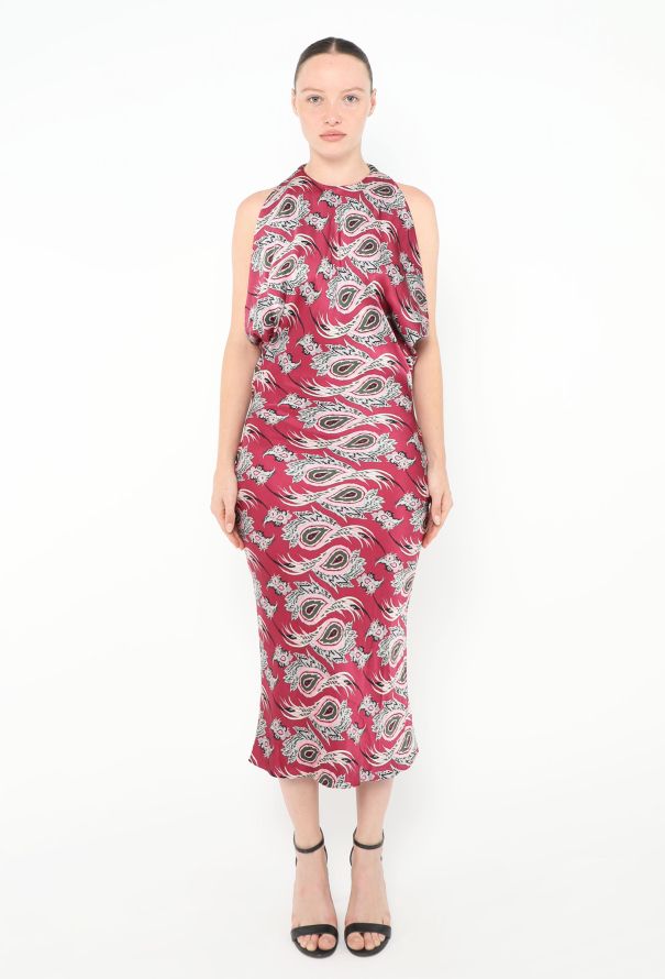 Alexander McQueen S/S 2001 'Voss' Silk Paisley Dress - 1
