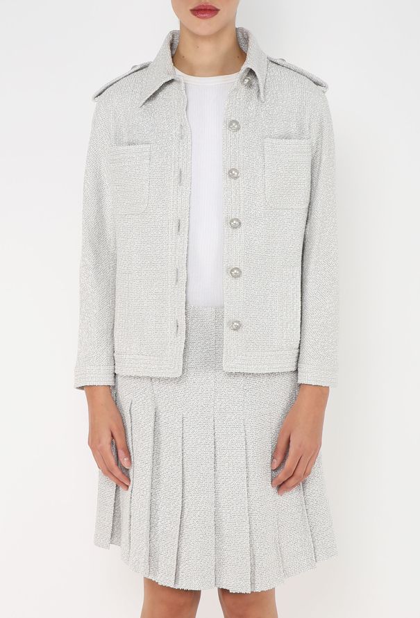 Chanel 2016 Belted Bouclé 'CC' Ensemble - 5