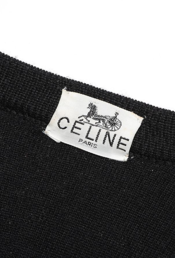 Céline Vintage Chainlink Lurex Knit Cardigan - 5