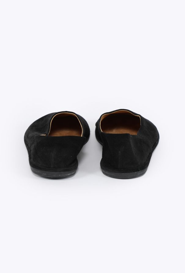 The Row 2023 Black Suede Canal Shoe - 4