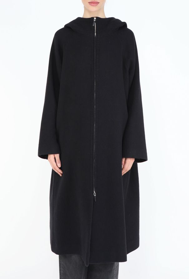 The Row Oversized Hooded Wool Blend Coat - 6