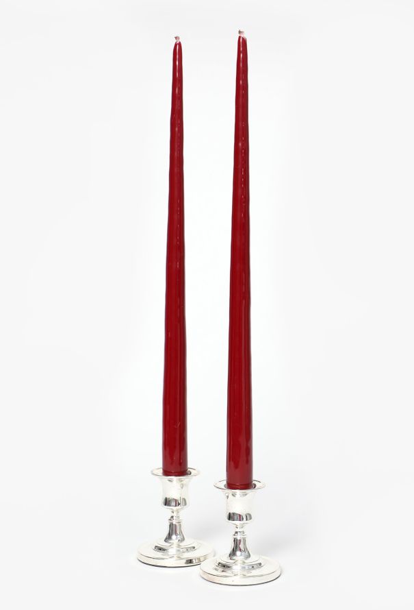 Dior Vintage Silver Candle Holder Set - 4